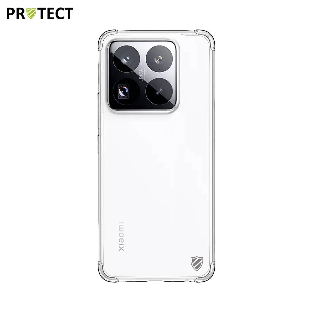 Coque Silicone Renforcée PROTECT pour Xiaomi 15 Pro Transparent