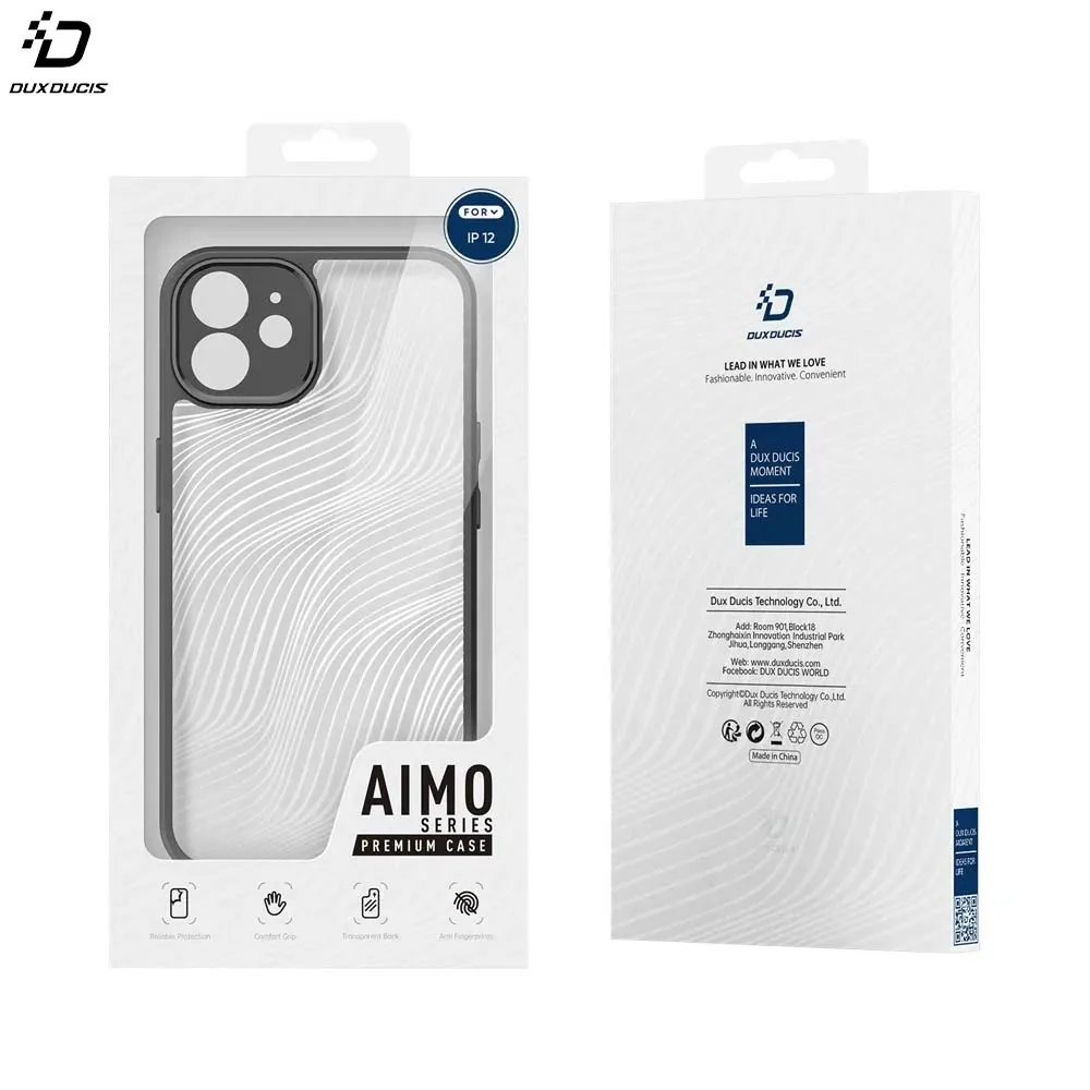 Coque de Protection Aimo Dux Ducis pour Apple iPhone 12 Noir