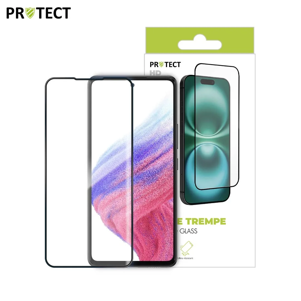 Verre Trempé HD PROTECT pour Samsung Galaxy A52 5G A526, A52 4G A525 & A53 5G A536 Transparent — vue 2