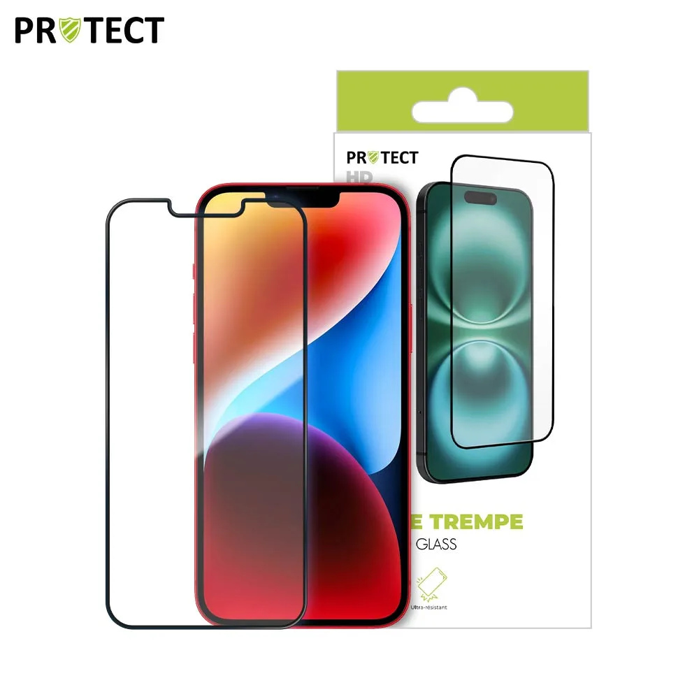Verre Trempé HD PROTECT pour Apple iPhone 13 Pro/iPhone 13/iPhone 14/iPhone 16e Transparent — vue 3