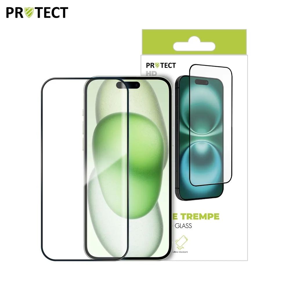 Verre Trempé HD PROTECT pour Apple iPhone 15 Plus Transparent — vue 3
