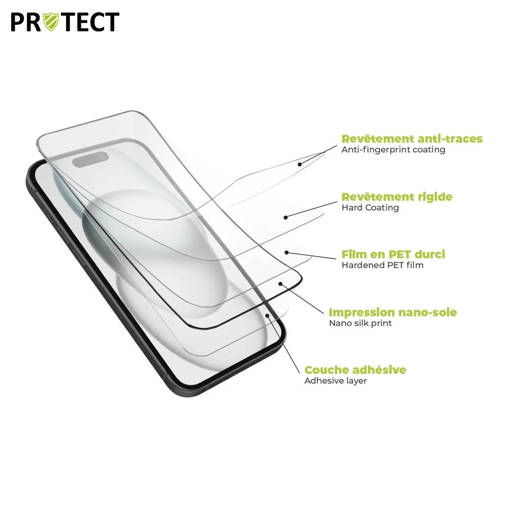 Film de Protection EXTREME PROTECT pour Apple iPhone 15 Pro Transparent — vue 2