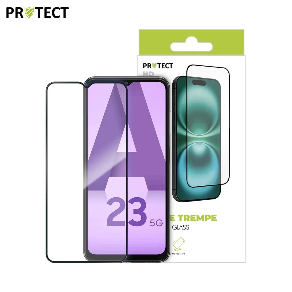 Verre Trempé HD PROTECT Samsung Galaxy A23 5G & A23 4G Transparent — vue 3