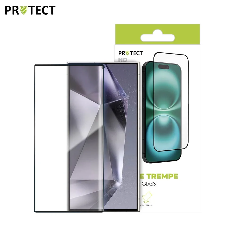 Verre Trempé HD PROTECT pour Samsung Galaxy S24 Ultra 5G S928 Transparent — vue 3