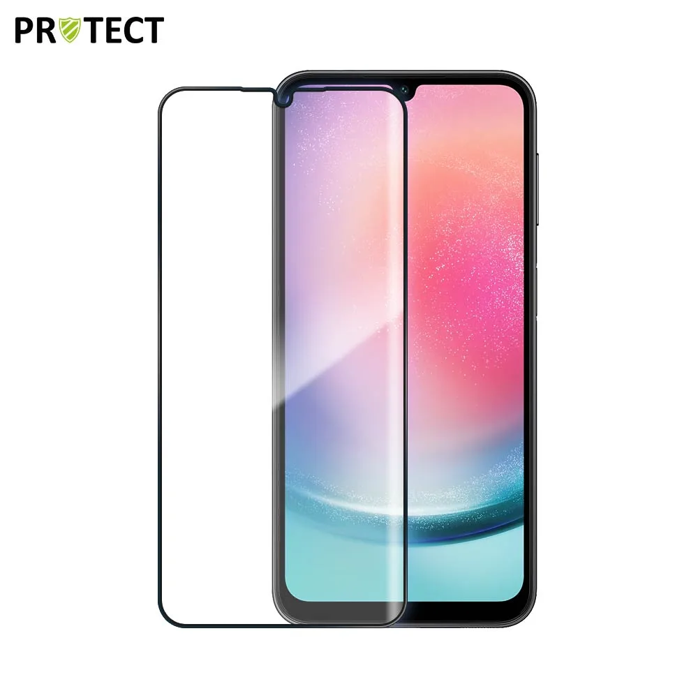 Verre Trempé HD PROTECT pour Samsung Galaxy A24 4G A245 Transparent — vue 2