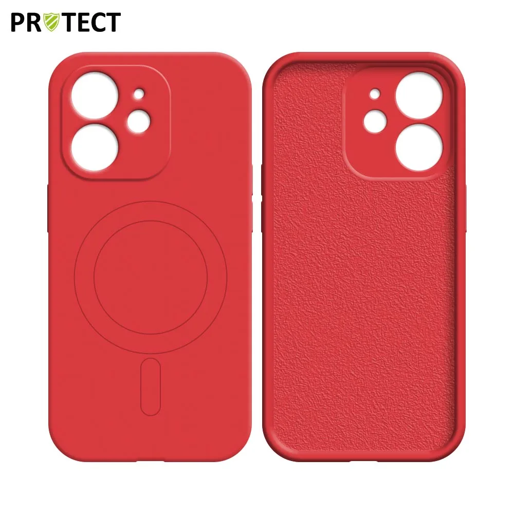 Coque de Protection IZ001 PROTECT pour Apple iPhone 11 MagSafe Rouge — vue 2
