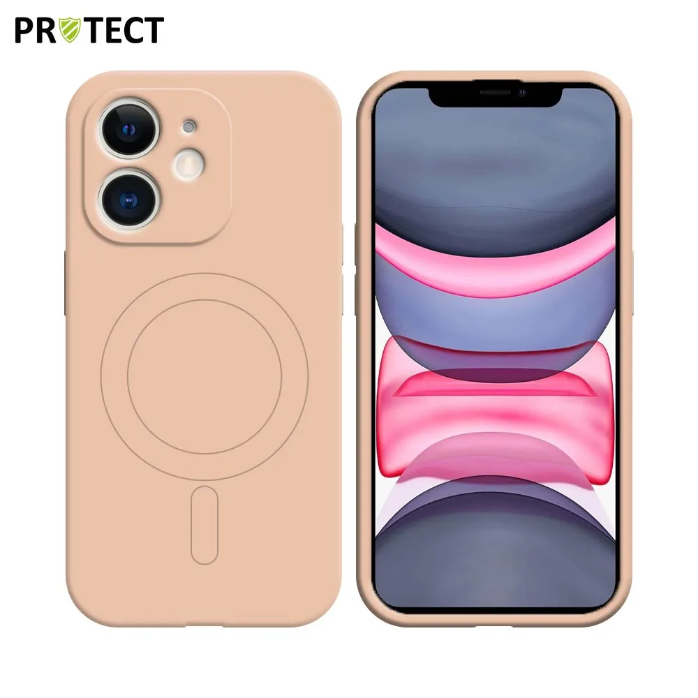 Coque de Protection IZ001 PROTECT pour Apple iPhone 11 MagSafe Rose