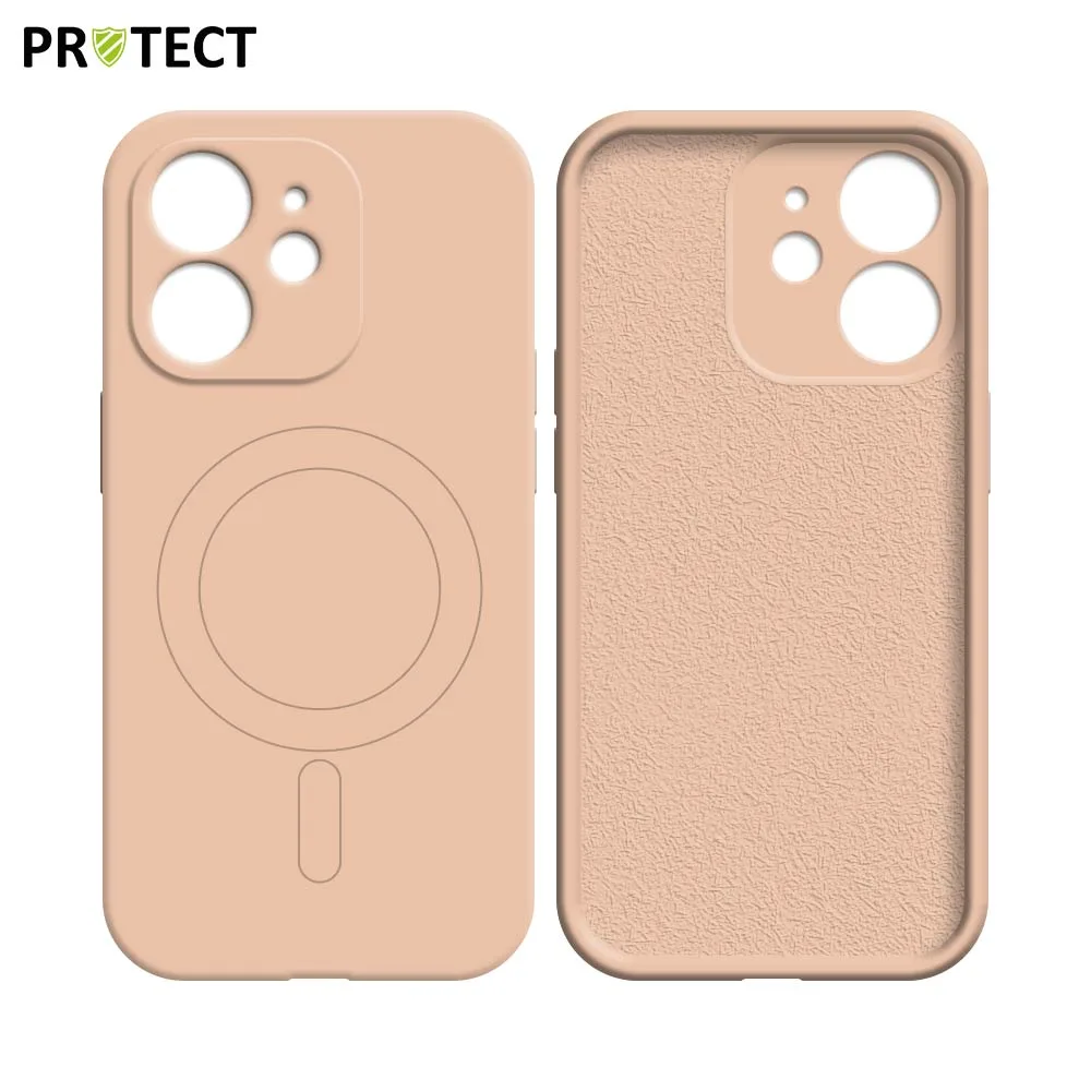 Coque de Protection IZ001 PROTECT pour Apple iPhone 12 MagSafe Rose — vue 2