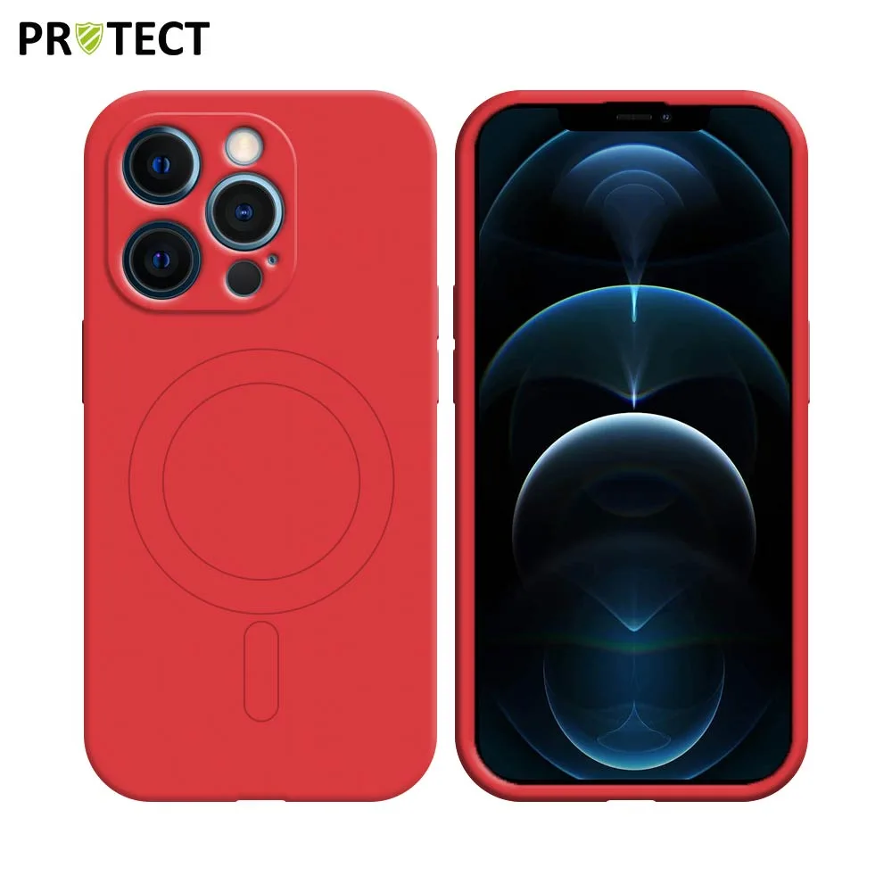 Coque IZ001 PROTECT Apple iPhone 12 Pro Max MagSafe Rouge