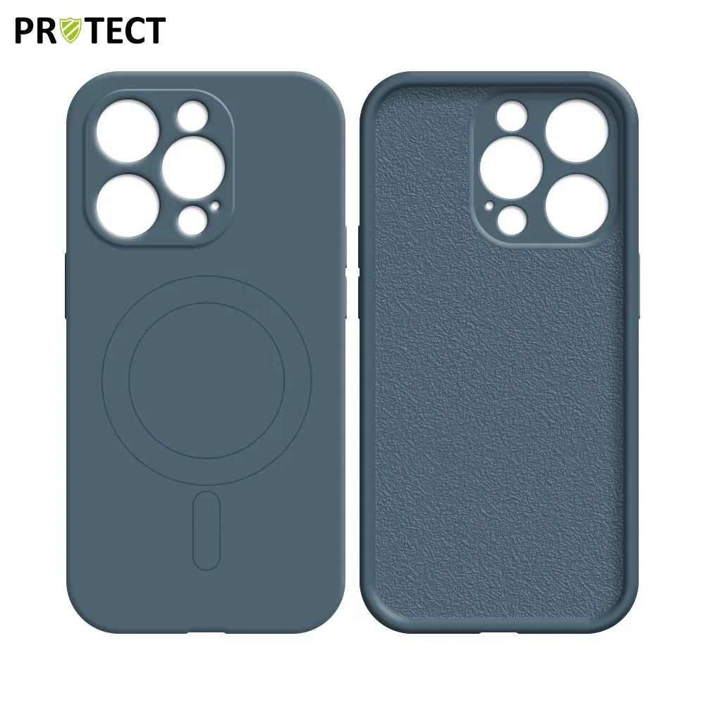 Coque de Protection IZ001 PROTECT pour Apple iPhone 12 Pro Max MagSafe Bleu