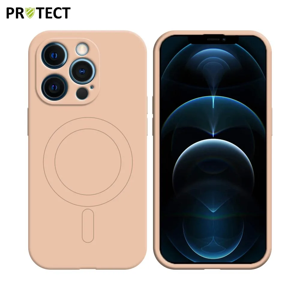 Coque de Protection IZ001 PROTECT pour Apple iPhone 12 Pro Max MagSafe Rose