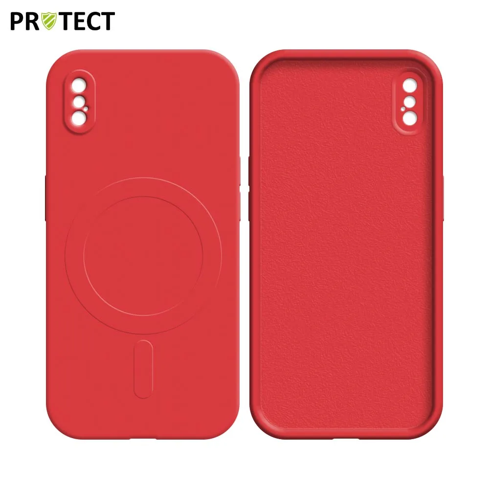 Coque de Protection IZ001 PROTECT pour Apple iPhone XS Max MagSafe Rouge — vue 2
