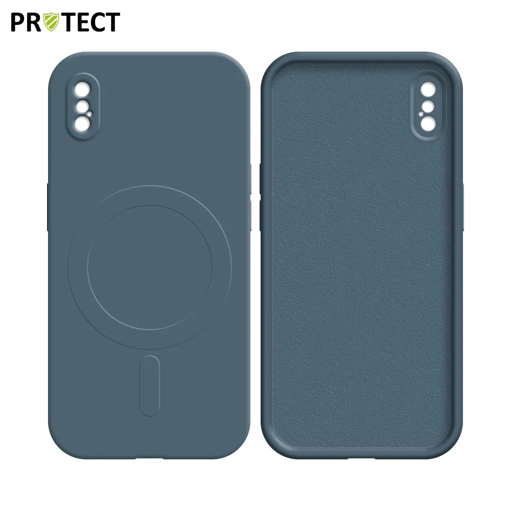 Coque de Protection IZ001 PROTECT pour Apple iPhone XS Max MagSafe Bleu — vue 2