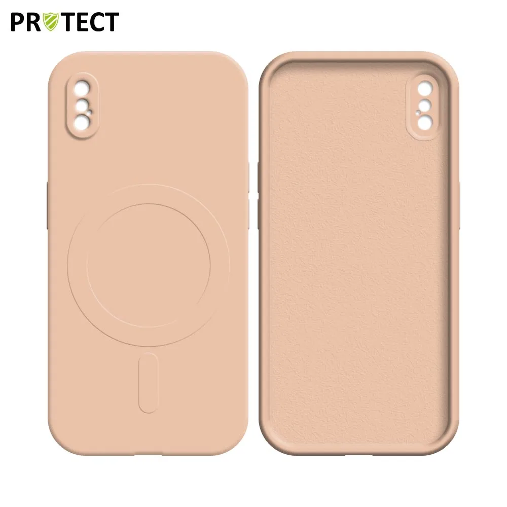 Coque de Protection IZ001 PROTECT pour Apple iPhone XS Max MagSafe Rose — vue 2