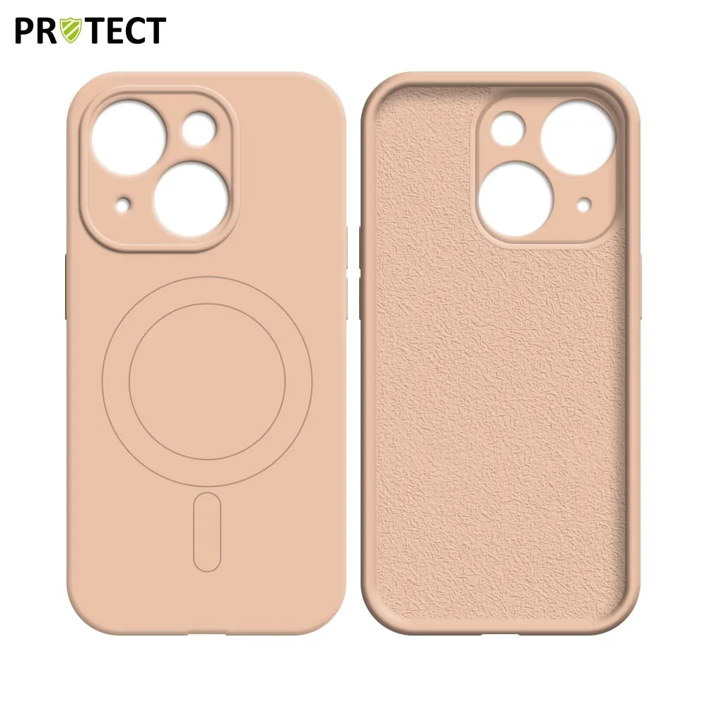 Coque de Protection IZ001 PROTECT pour Apple iPhone 14 Plus MagSafe Rose — vue 2