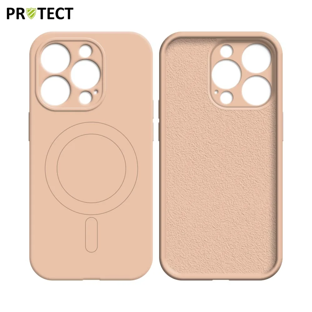 Coque de Protection IZ001 PROTECT pour Apple iPhone 14 Pro Max MagSafe Rose — vue 2
