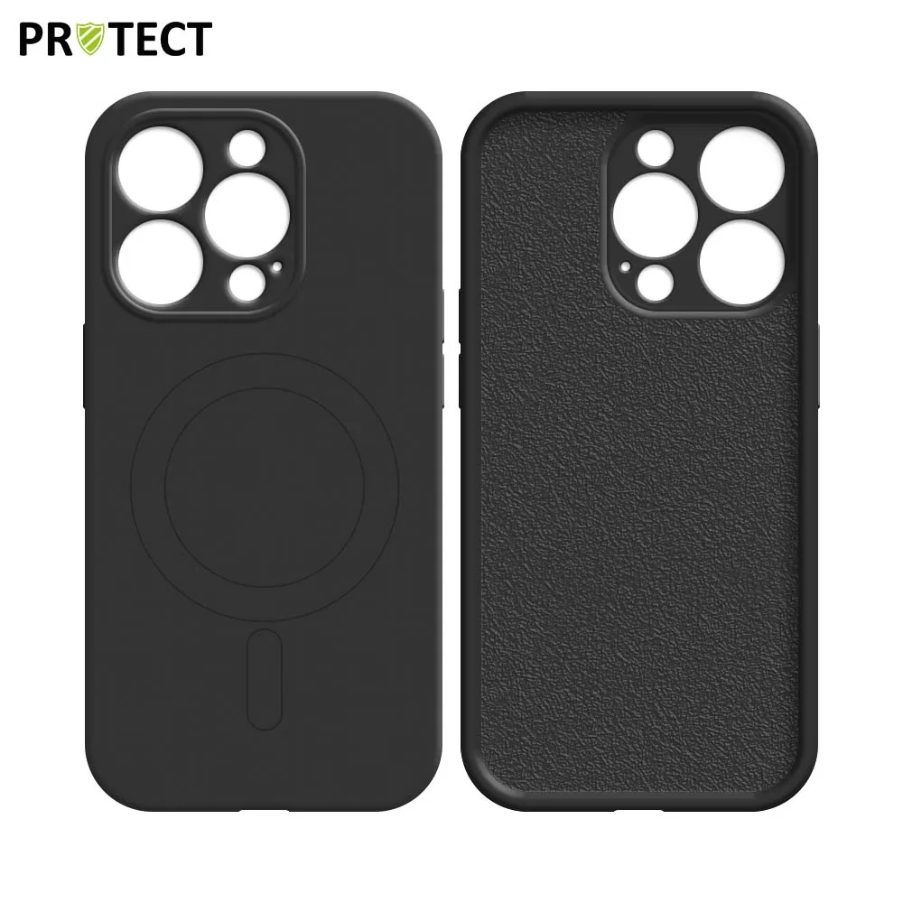 Coque de Protection IZ001 PROTECT pour Apple iPhone 15 Pro MagSafe Noir — vue 2