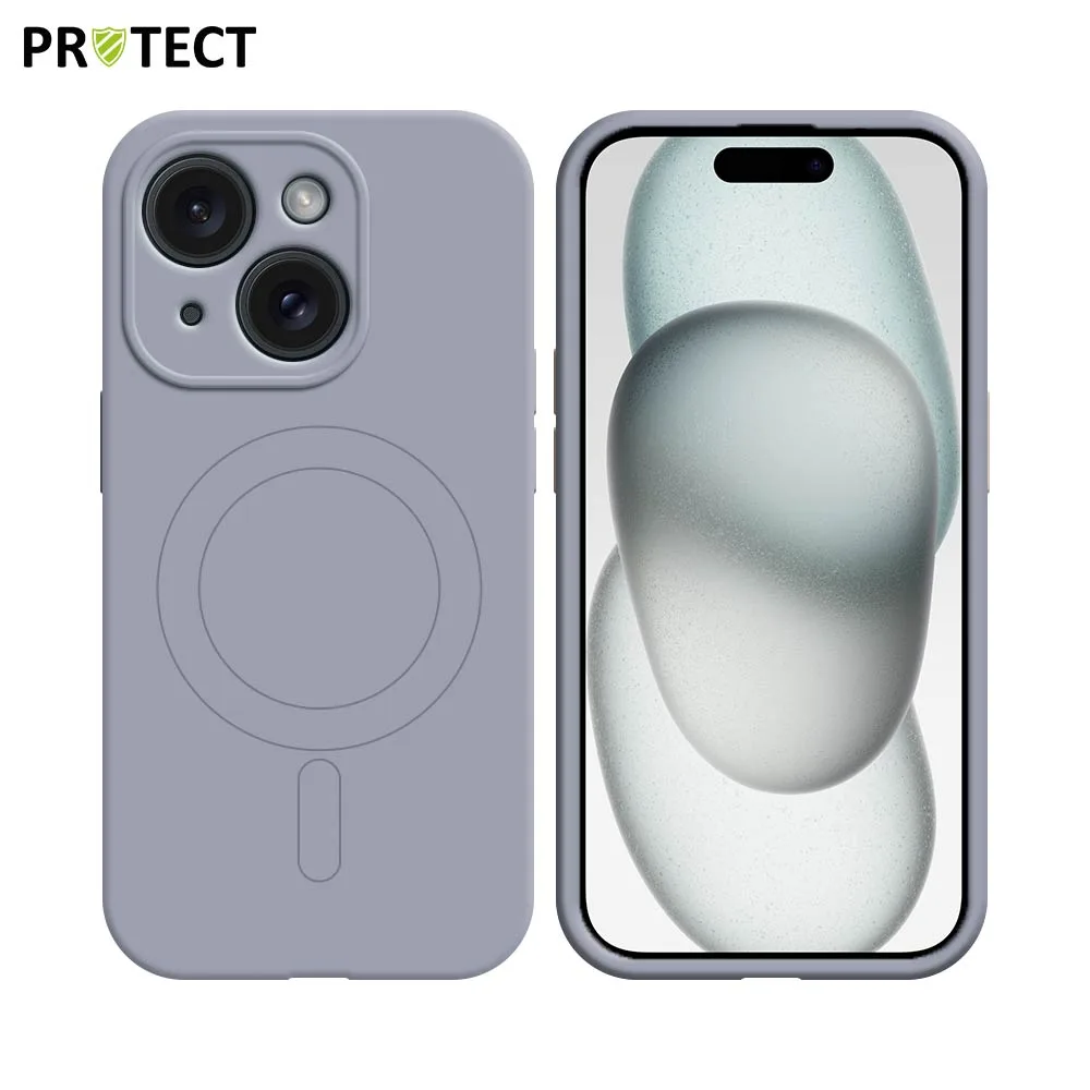 Coque de Protection IZ001 PROTECT pour Apple iPhone 15 Plus MagSafe Violet