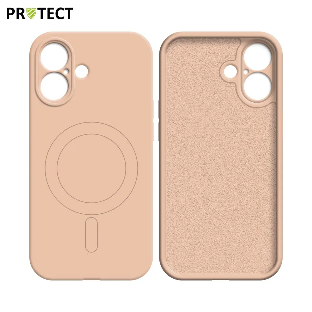 Coque de Protection IZ001 PROTECT pour Apple iPhone 16 MagSafe Rose — vue 2