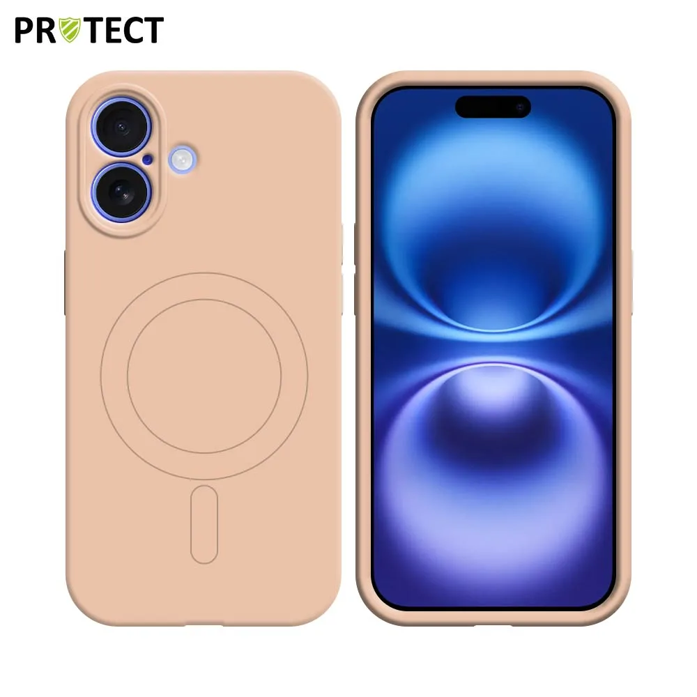 Coque de Protection IZ001 PROTECT pour Apple iPhone 16 Plus MagSafe Rose