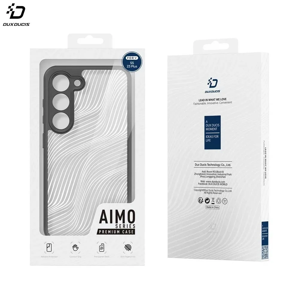 Coque de Protection Aimo Dux Ducis pour Samsung Galaxy S23 Plus 5G S916 Noir