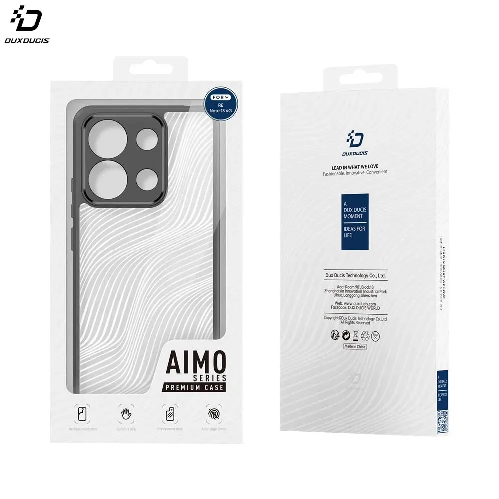 Coque de Protection Aimo Dux Ducis pour Xiaomi Redmi 13 4G & Poco M6 4G Noir
