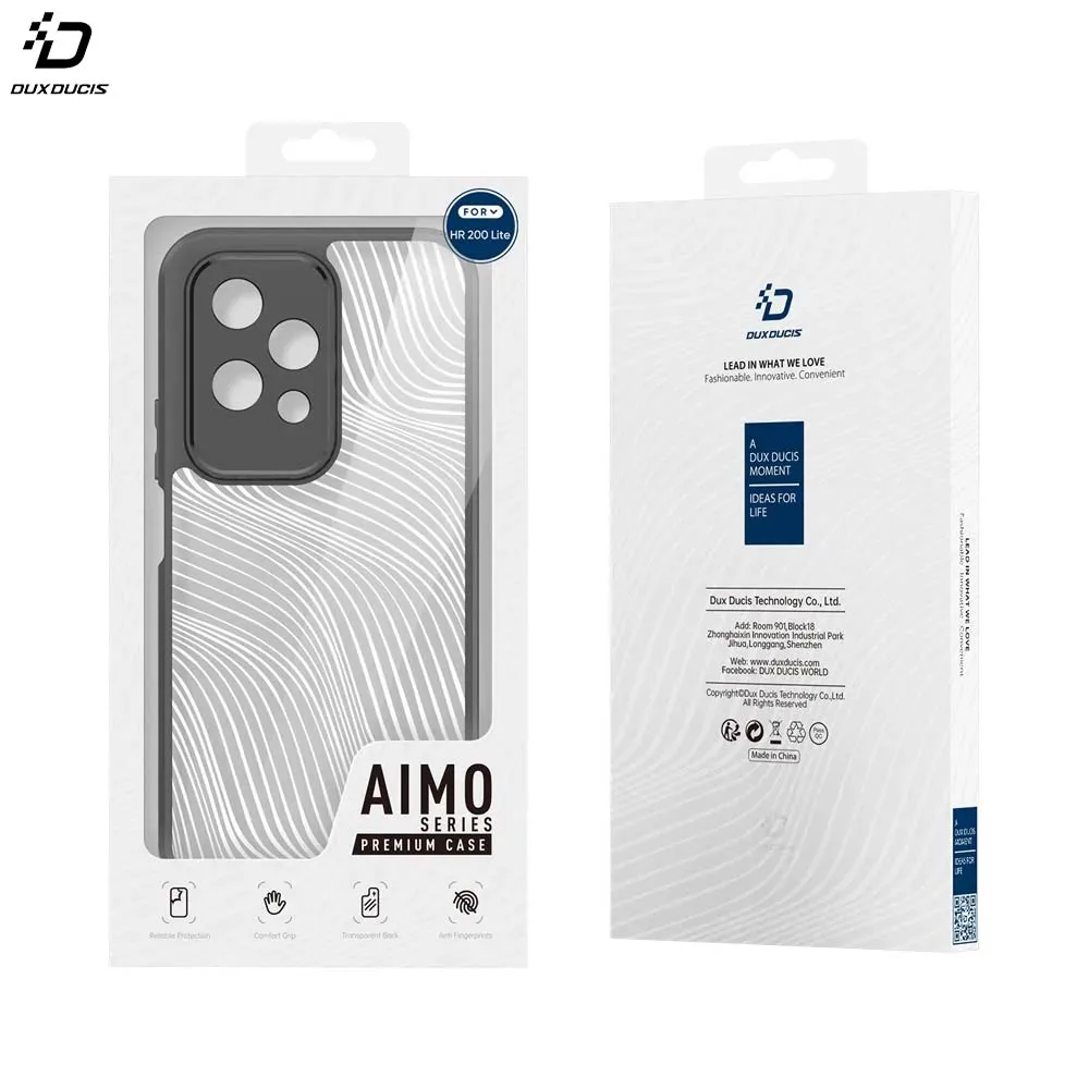 Coque de Protection Aimo Dux Ducis pour Honor 200 Lite Noir