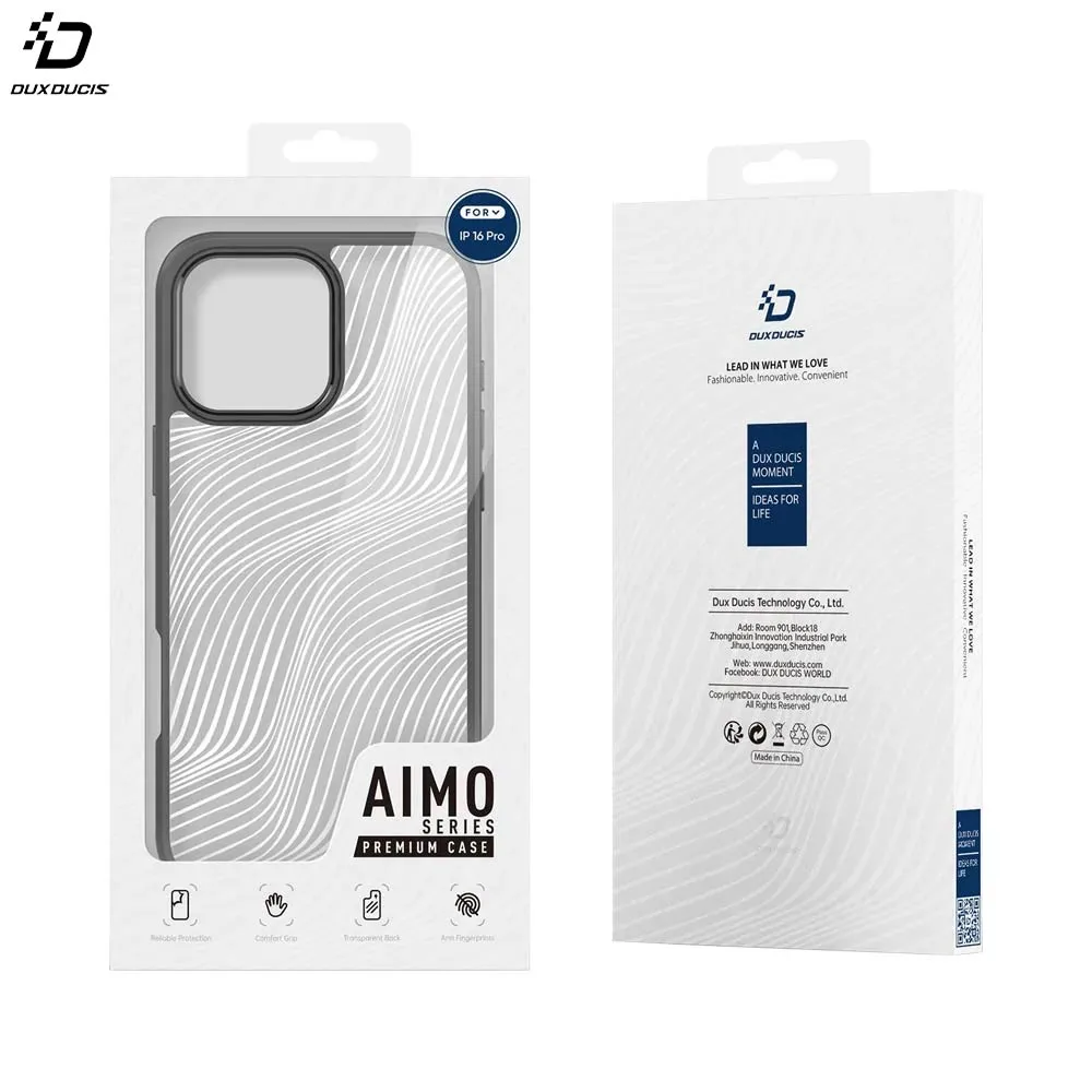 Coque de Protection Aimo Dux Ducis pour Apple iPhone 16 Pro Noir
