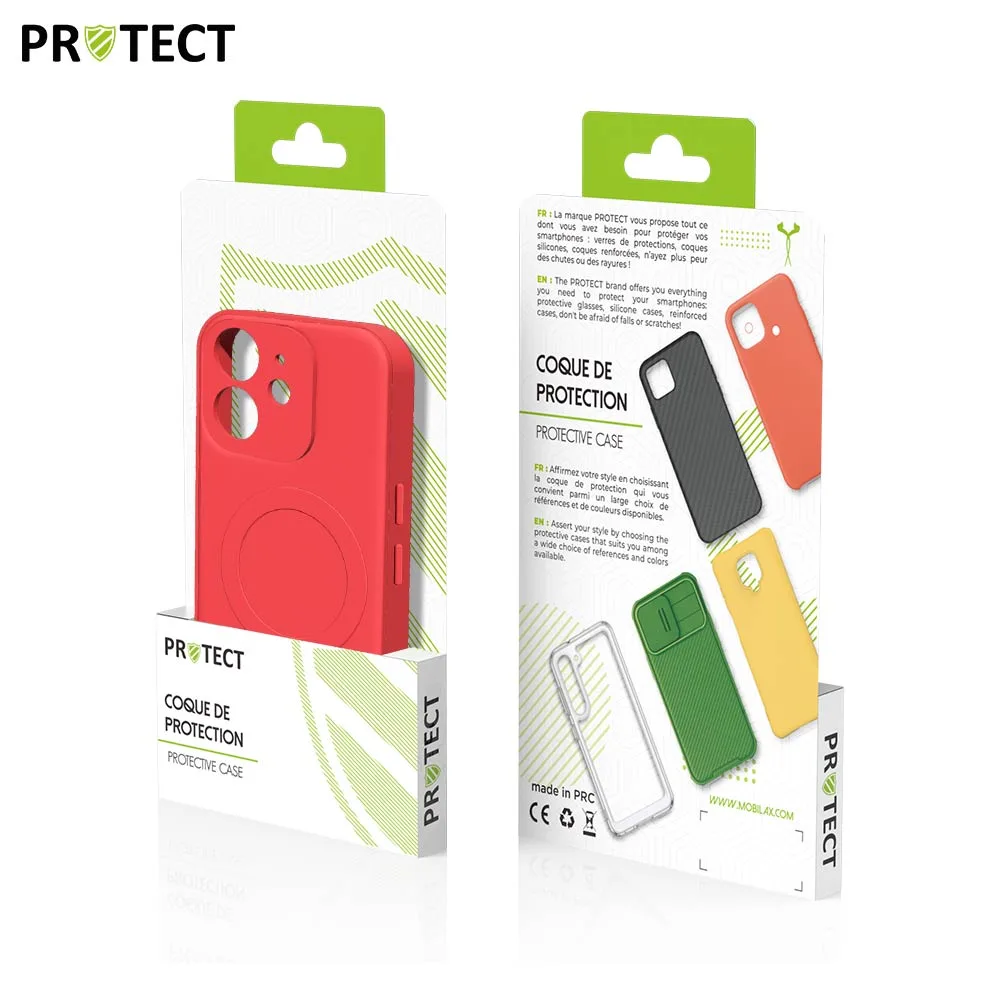 Coque de Protection IZ001 PROTECT pour Apple iPhone 11 MagSafe Rouge — vue 3