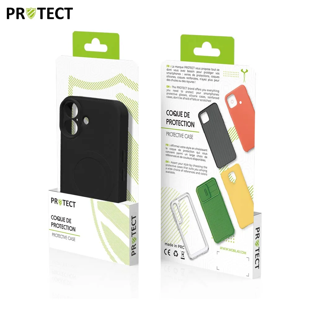 Coque de Protection IZ001 PROTECT pour Apple iPhone 16 Plus MagSafe Noir — vue 3