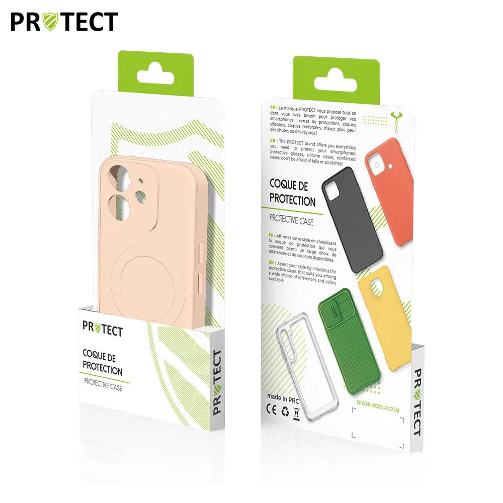 Coque de Protection IZ001 PROTECT pour Apple iPhone 12 MagSafe Rose — vue 3