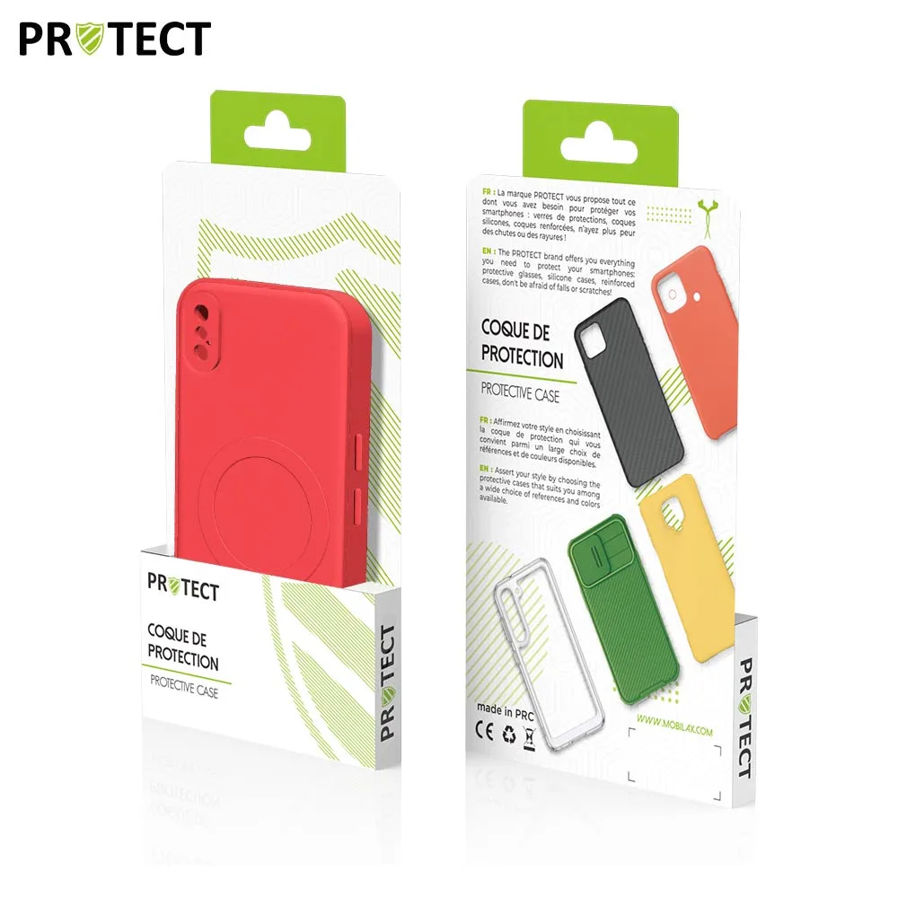 Coque de Protection IZ001 PROTECT pour Apple iPhone XS Max MagSafe Rouge — vue 3