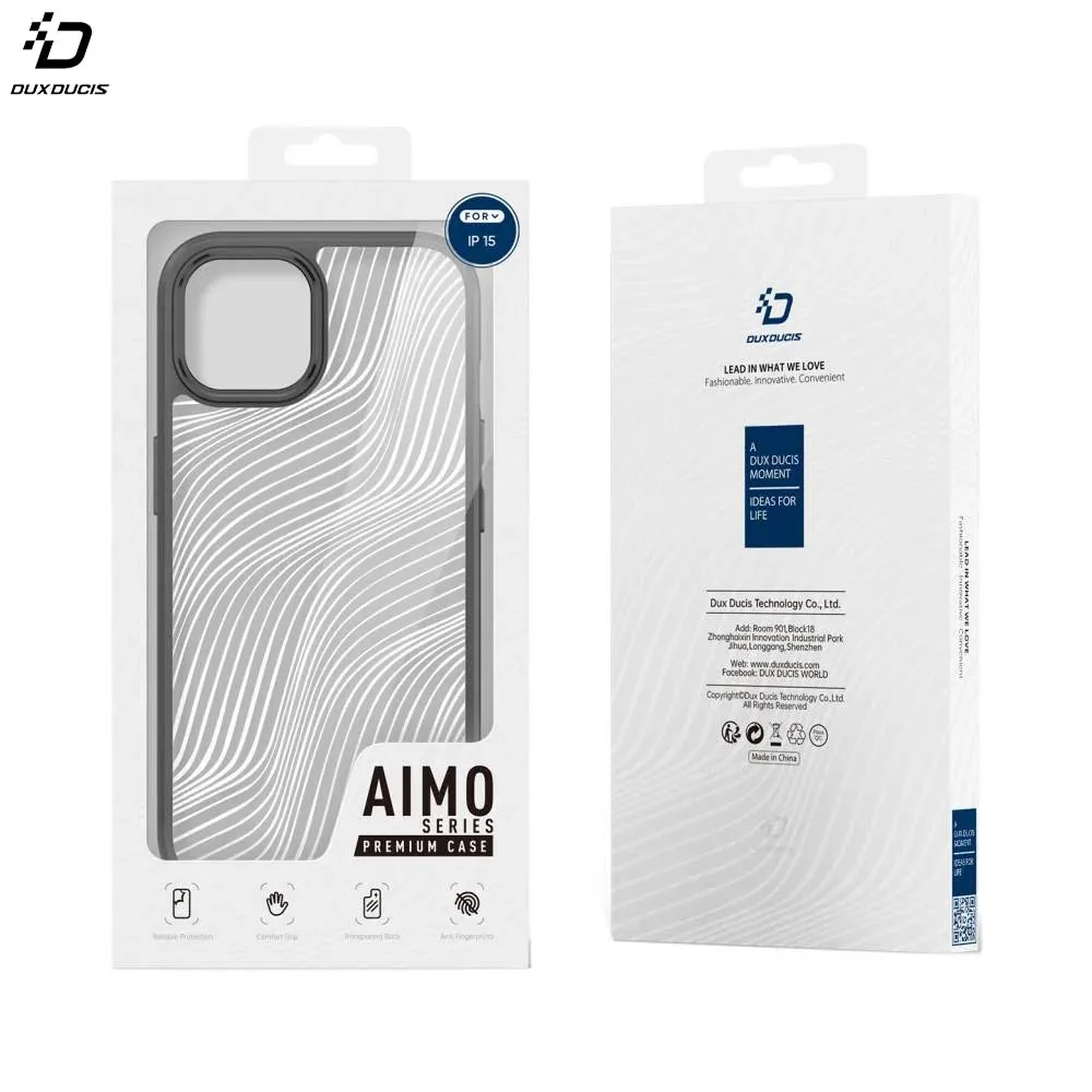 Coque de Protection Aimo Dux Ducis pour Apple iPhone 15 Noir