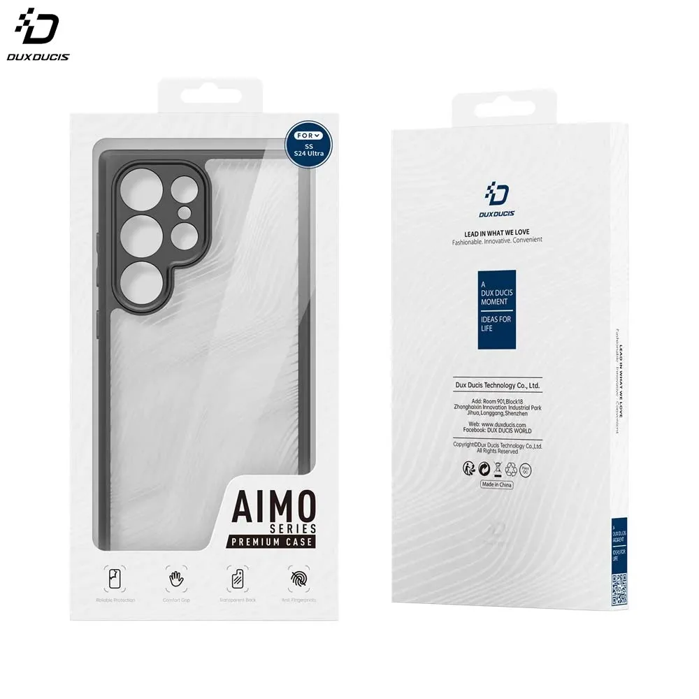 Coque de Protection Aimo Dux Ducis pour Samsung Galaxy S24 Ultra 5G S928 Noir