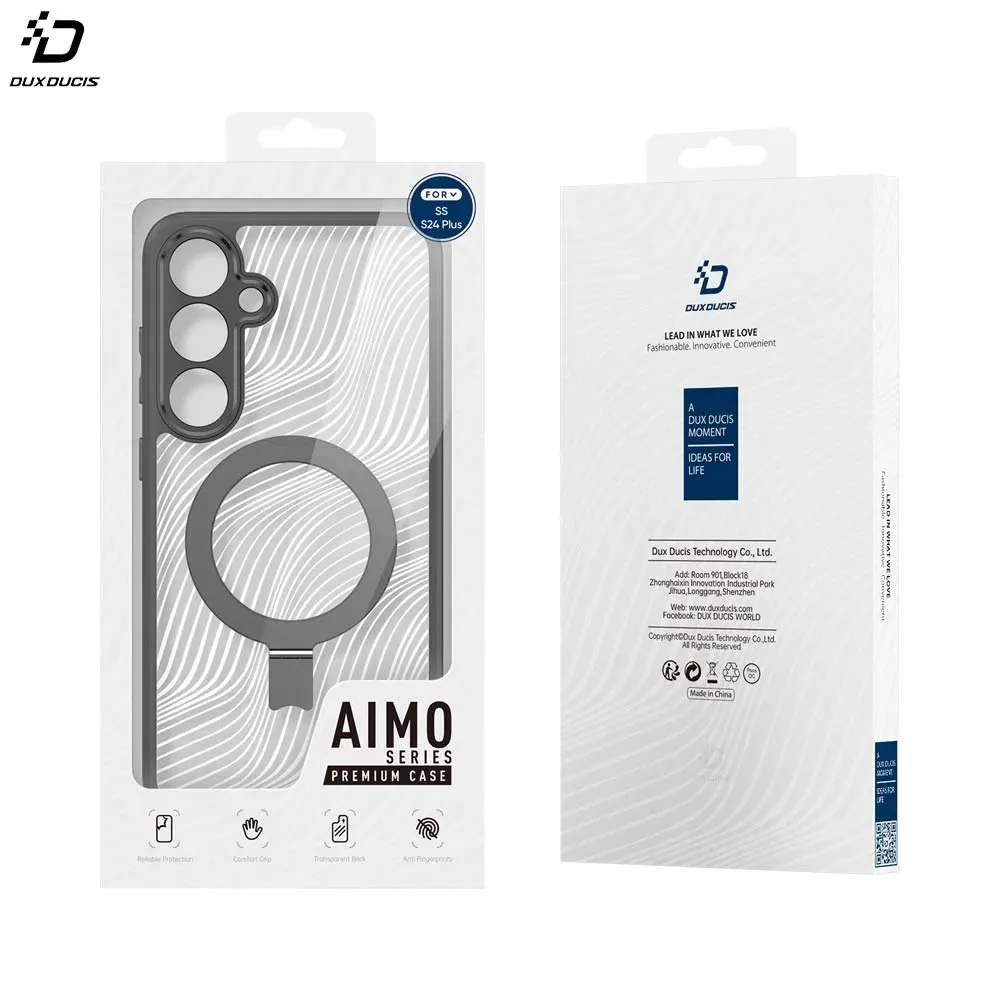 Coque de Protection Aimo Dux Ducis pour Samsung Galaxy S24 Plus 5G S926 (with Magnetic Stand) MagSafe Noir — vue 2