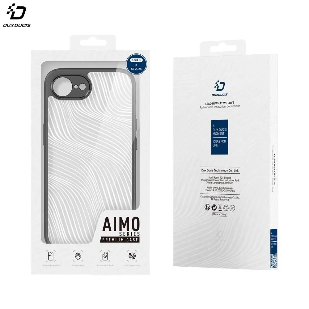 Coque Aimo Dux Ducis Apple iPhone 16e Noir — vue 2