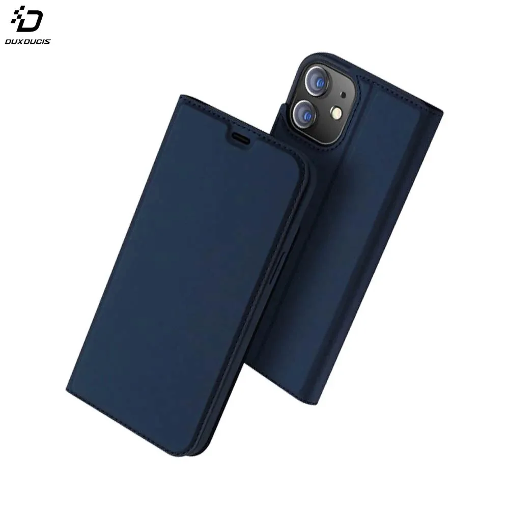 Housse de Protection Skin Pro Dux Ducis pour Apple iPhone 12 & 12 Pro Bleu — vue 2