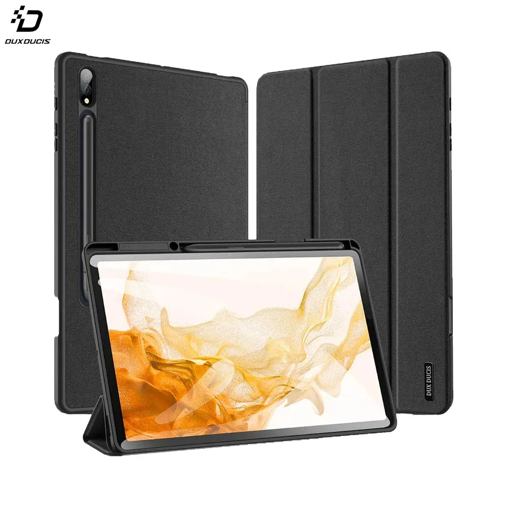 Housse de Protection Domo Dux Ducis pour Samsung Galaxy Tab S7+ Noir — vue 2