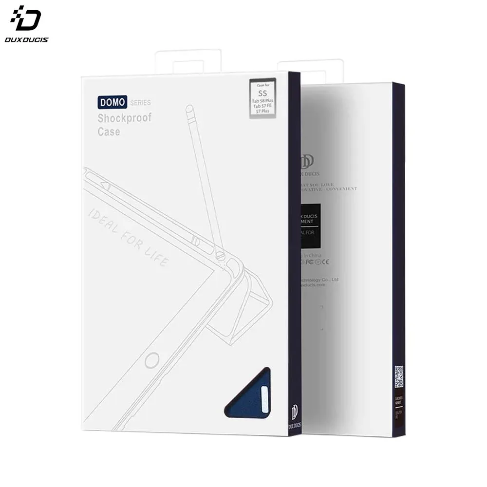 Housse de Protection Domo Dux Ducis pour Samsung Galaxy Tab S7+ Noir