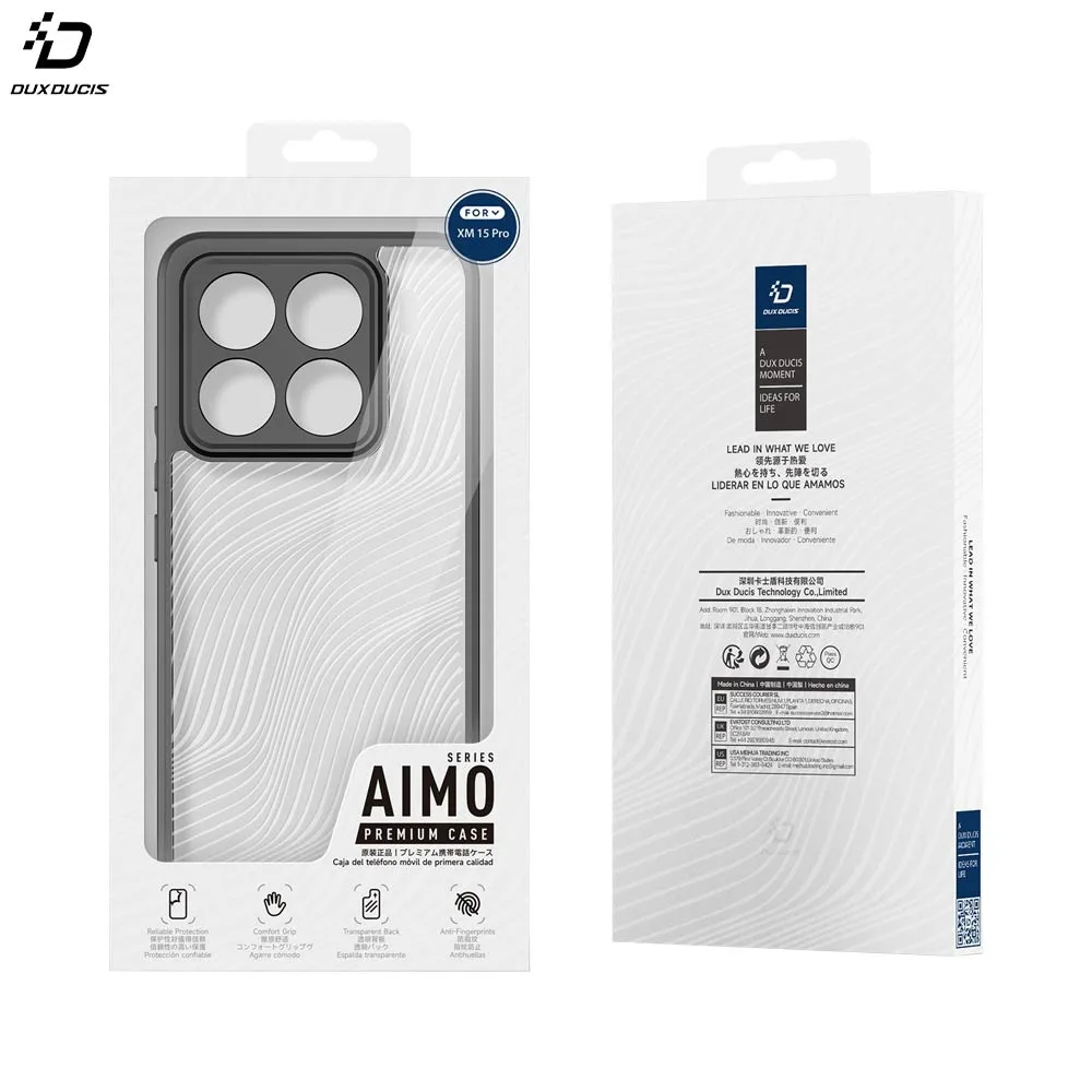 Coque de Protection Aimo Dux Ducis pour Xiaomi 15 Pro Noir