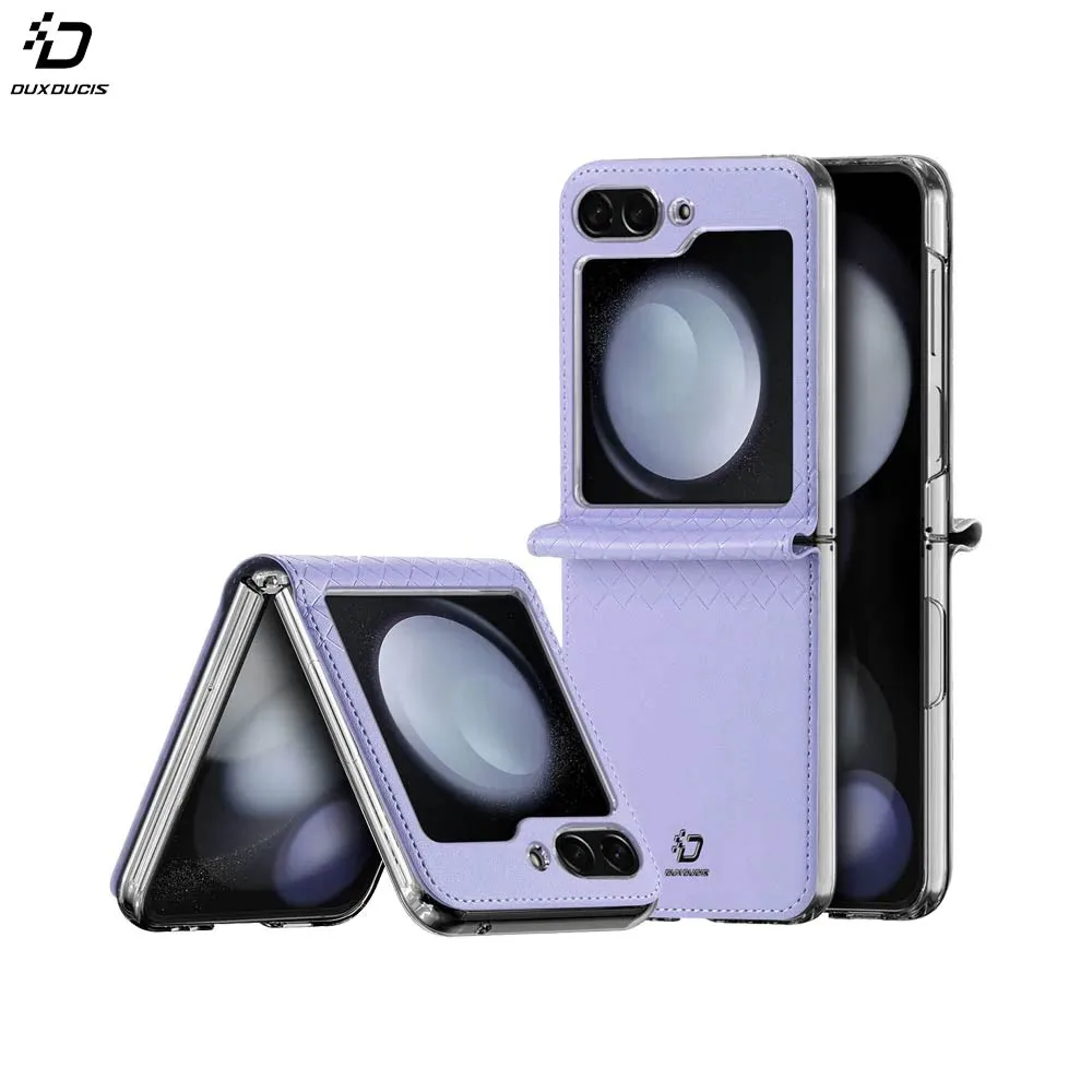 Housse de Protection Bril Dux Ducis pour Samsung Galaxy Z Flip 5 5G F731 Violet — vue 2