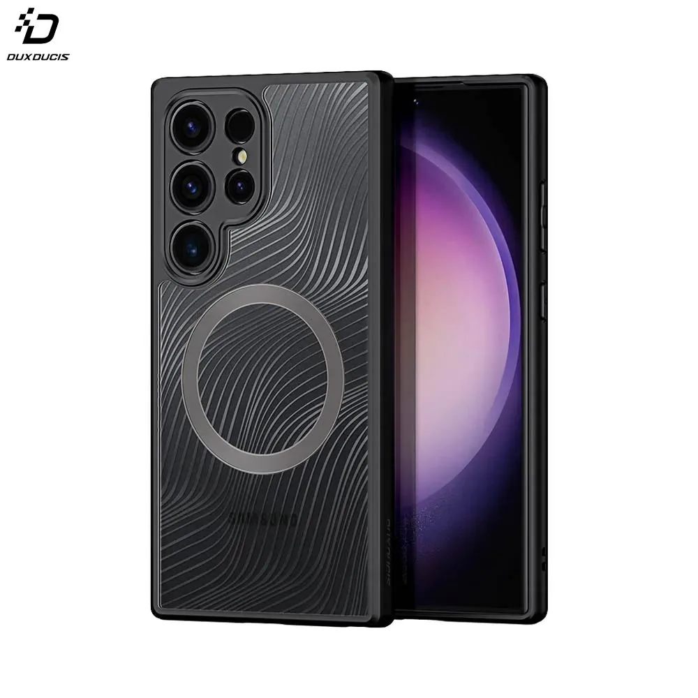 Coque de Protection Aimo Mag Dux Ducis pour Samsung Galaxy S24 Ultra 5G S928 Noir