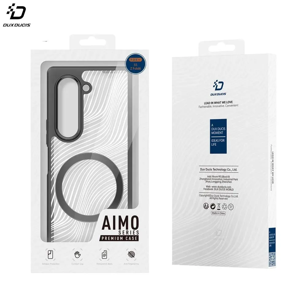 Coque de Protection Aimo Mag Dux Ducis pour Samsung Galaxy Z Fold 6 5G F956 Noir