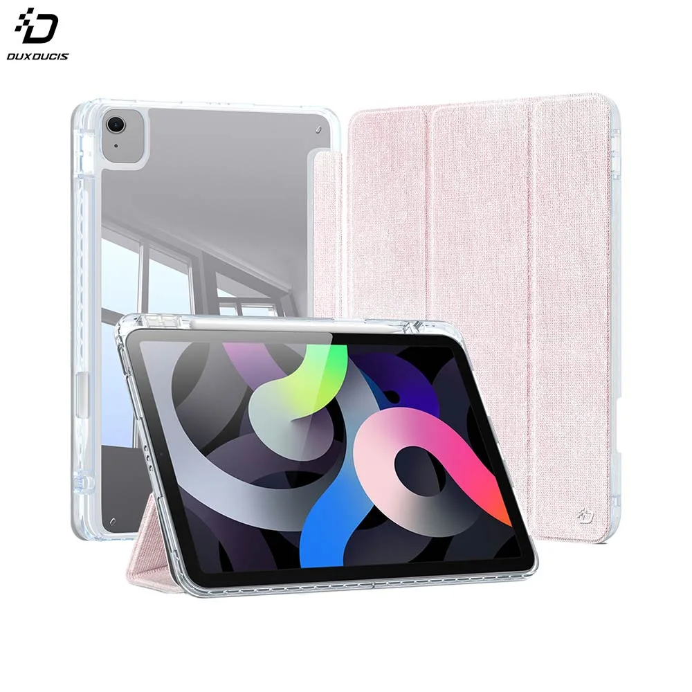 Housse de Protection Unid Dux Ducis pour Apple iPad Pro 11" (2e, 3e génération, M2 4e génération) & iPad Air (4, 5, 11 M2) Rose