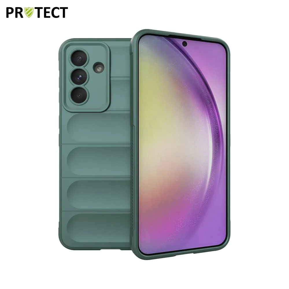Coque de Protection IX008 PROTECT pour Samsung Galaxy A36 5G A366 & A56 5G A566 Vert Foncé