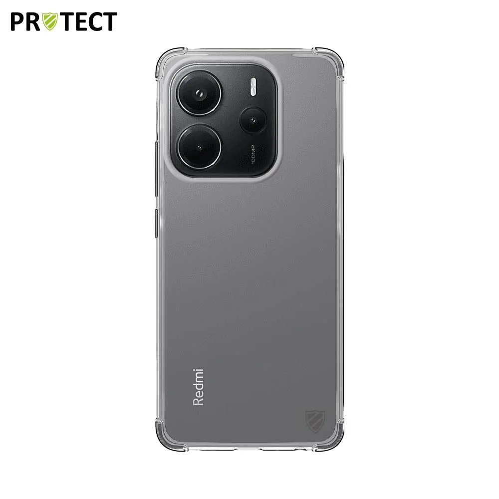 Coque Silicone Renforcée PROTECT pour Xiaomi Redmi Note 14 4G Transparent — vue 2
