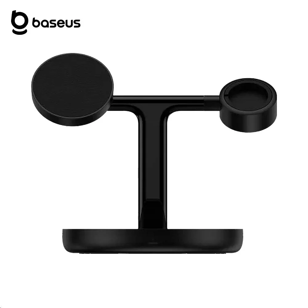 Station de Charge sans Fil Baseus 3 en 1 20W Noir