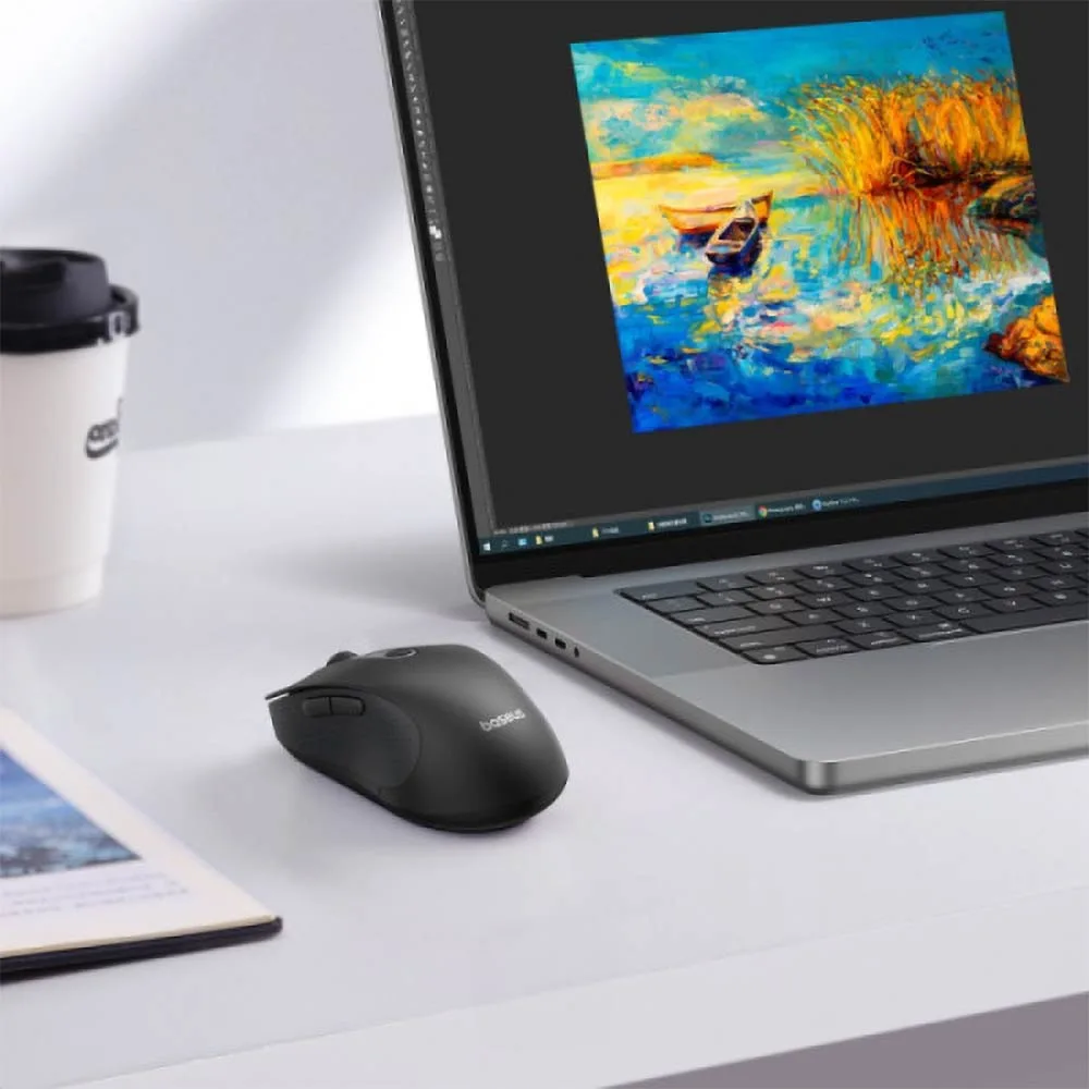 Souris sans Fil Baseus Ergonomique (Bluetooth 5.2) Noir — vue 2