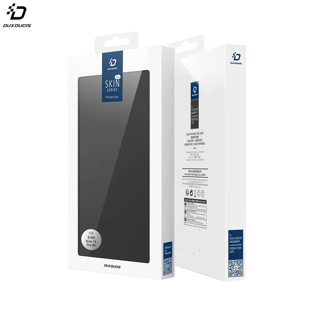 Housse de Protection Skin Pro Dux Ducis pour Redmi Note 14 Pro 4G Rose — vue 2