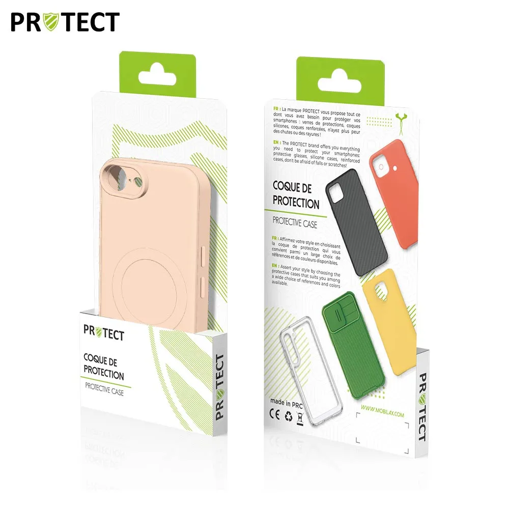 Coque de Protection IZ001 PROTECT pour Apple iPhone 16e MagSafe Rose — vue 2